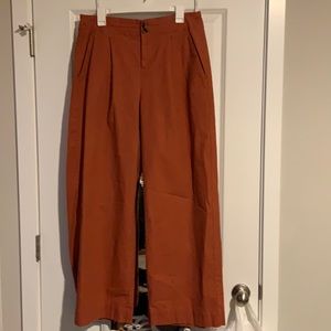 A New Day orange wide leg pants